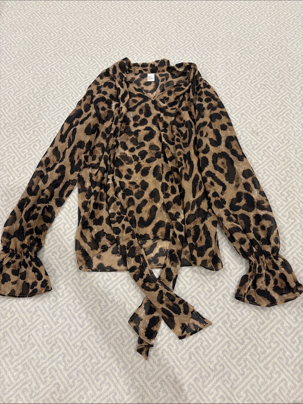 Leopard Blouse - Picture 3 of 3